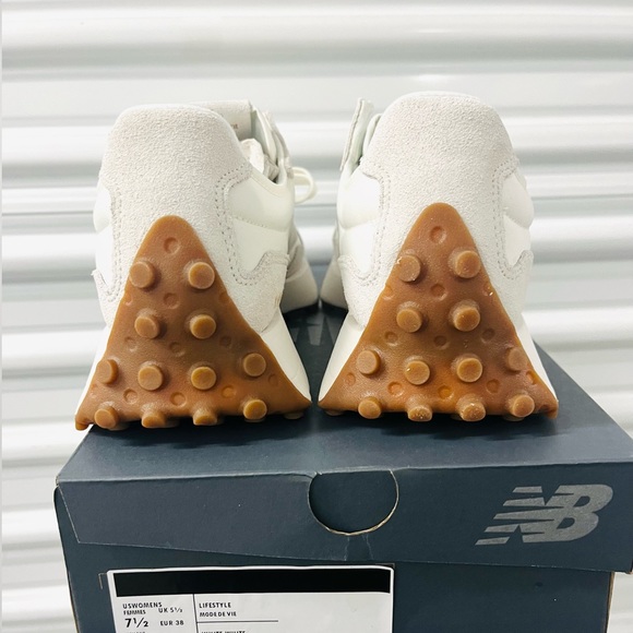 New Balance 327 Animal Print Logo Casual Women Sneakers Sea Salt Leopard  5.5 - Picture 7 of 15